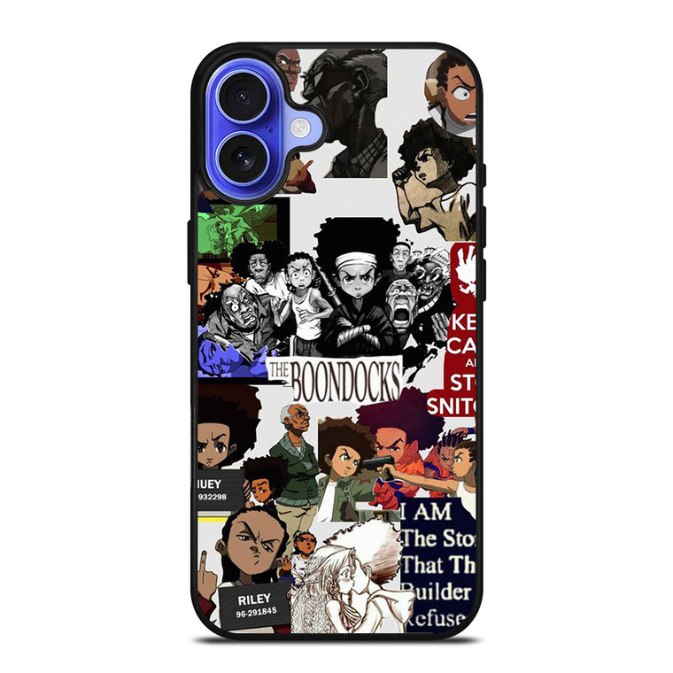 THE BOONDOCKS ANIME COLLAGE iPhone 16 Case Cover THE BOONDOCKS ANIME COLLAGE iPhone 16 Case Cover