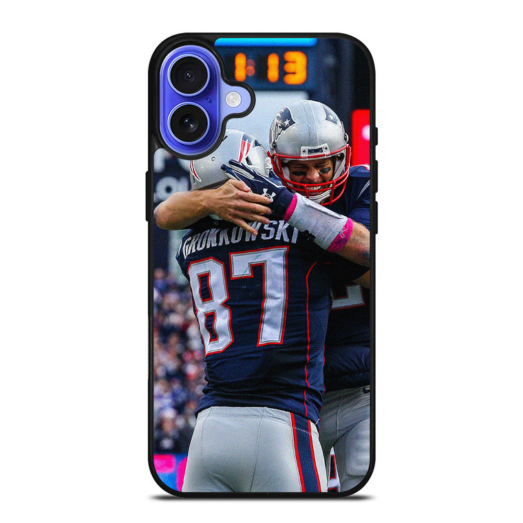 TOM BRADY X ROB GRONKOWSKI NEW ENGLAND PATRIOT iPhone 16 Case Cover