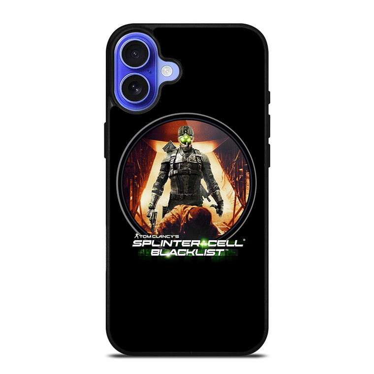 TOM CLANCY'S SPLINTER CELL BLACKLIST LOGO iPhone 16 Case Cover