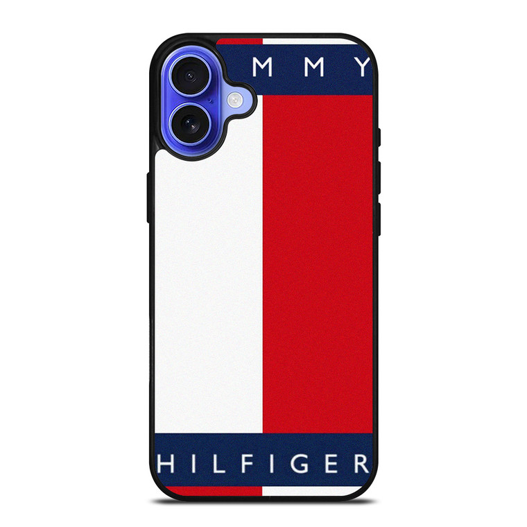 TOMMY HILFIGER GOODS LOGO iPhone 16 Case Cover TOMMY HILFIGER GOODS LOGO iPhone 16 Case Cover