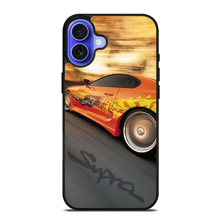 TOYOTA SUPRA PAUL WALKER LOGO iPhone 16 Case Cover