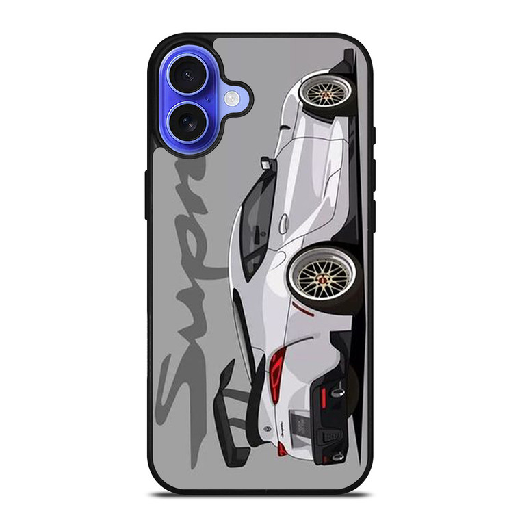 TOYOTA SUPRA VECTOR LOGO iPhone 16 Case Cover