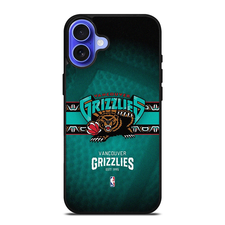 VANCOUVER GRIZZLIES BASKETBALL TEAM iPhone 16 Case Cover