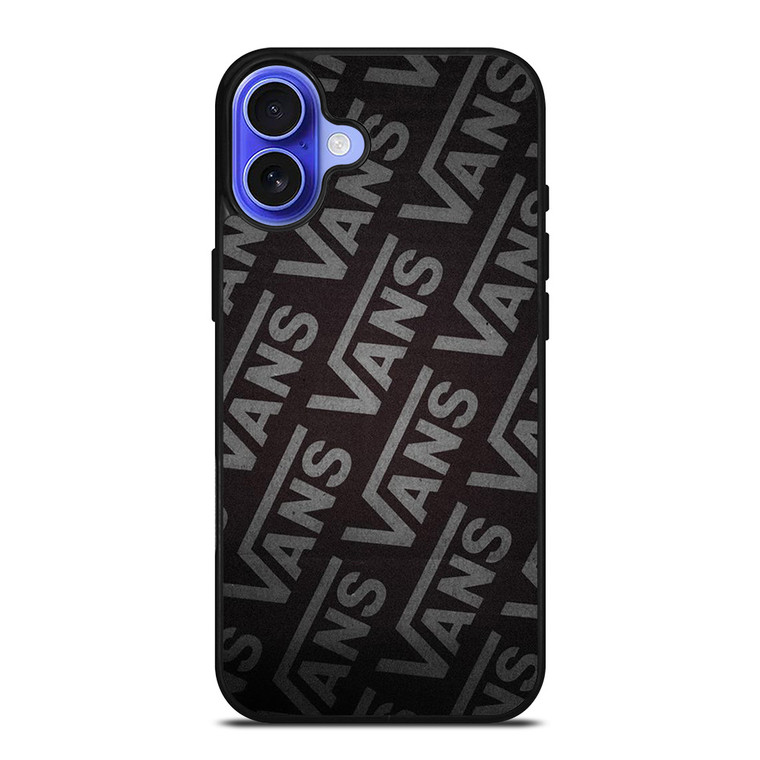 VANS SKATEBOARD BLACK iPhone 16 Case Cover