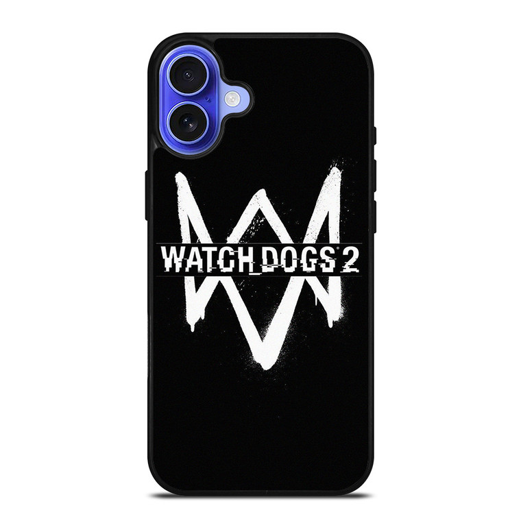WATCH DOGS 2 GAMES LOGO iPhone 16 Case Cover