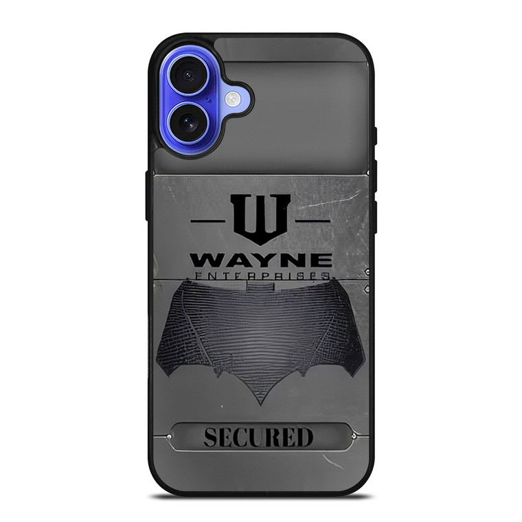 WAYNE ENTERPRISES METAL LOGO iPhone 16 Case Cover