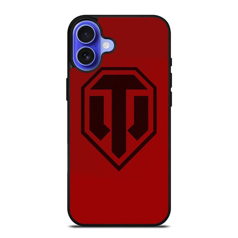 WORLD OF TANKS SYMBOL RED iPhone 16 Case Cover WORLD OF TANKS SYMBOL RED iPhone 16 Case Cover