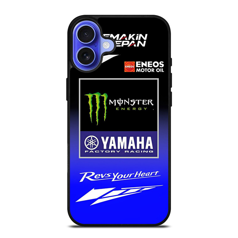 YAMAHA RACING MONSTER ENERGY 2 iPhone 16 Case Cover