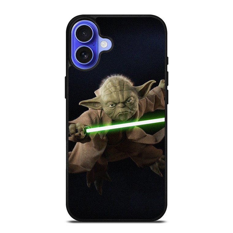 YODA STAR WARS LIGHTSABER iPhone 16 Case Cover YODA STAR WARS LIGHTSABER iPhone 16 Case Cover