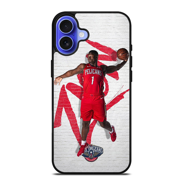 ZION WILLIAMSON NEW ORLEANS PELICANS NBA 2 iPhone 16 Case Cover