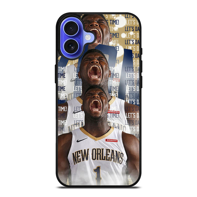 ZION WILLIAMSON NEW ORLEANS PELICANS NBA iPhone 16 Case Cover