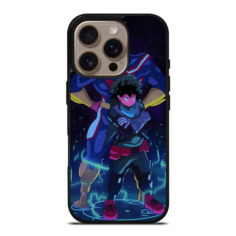 ALL MIGHT DEKU MY HERO ACADEMIA ANIME iPhone 16 Pro Case Cover