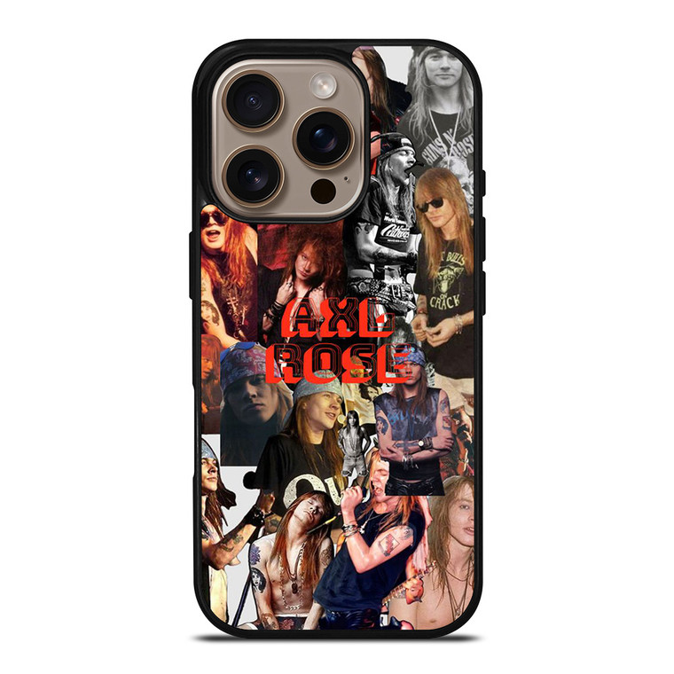 AXL ROSE GUNS N ROSES COLLAGE iPhone 16 Pro Case Cover
