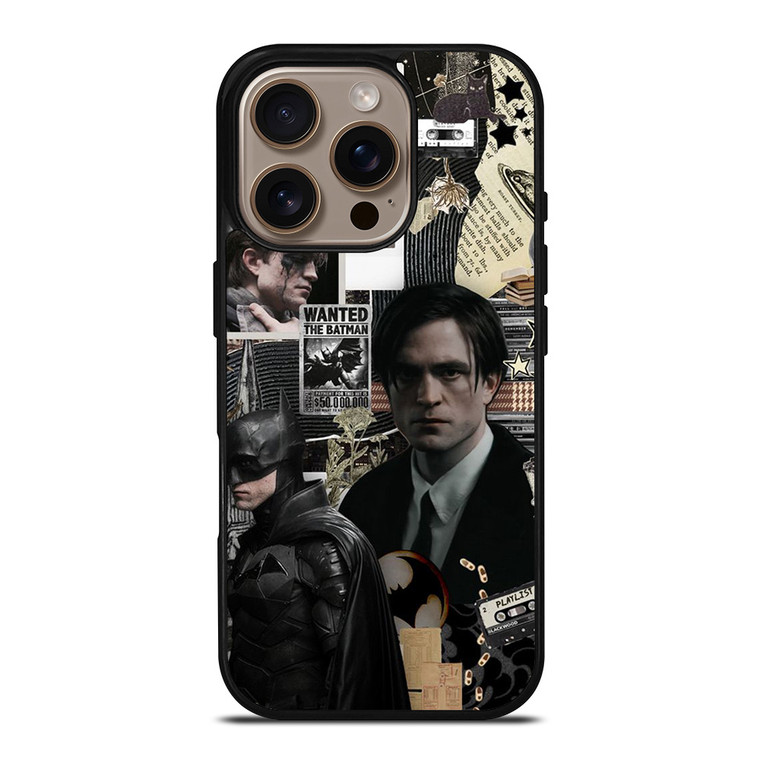 BATMAN ROBERT PATTINSON COLLAGE iPhone 16 Pro Case Cover