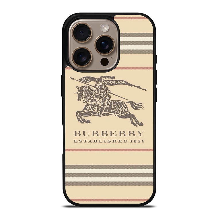 BURBERRY LONDON SYMBOL iPhone 16 Pro Case Cover