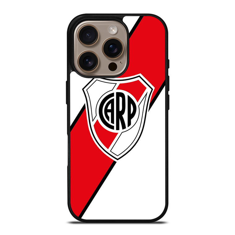 CLUB ATLETICO RIVER PLATE STRIPE LOGO iPhone 16 Pro Case Cover