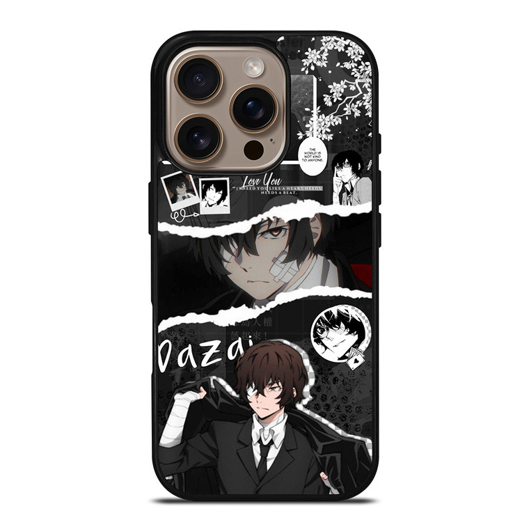 DAZAI BUNGO STRAY DOGS COLLAGE iPhone 16 Pro Case Cover