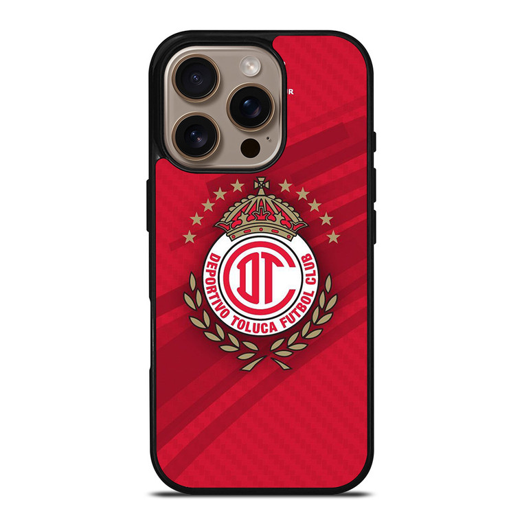 DEPORTIVO TOLUCA FUTBOL LOGO iPhone 16 Pro Case Cover