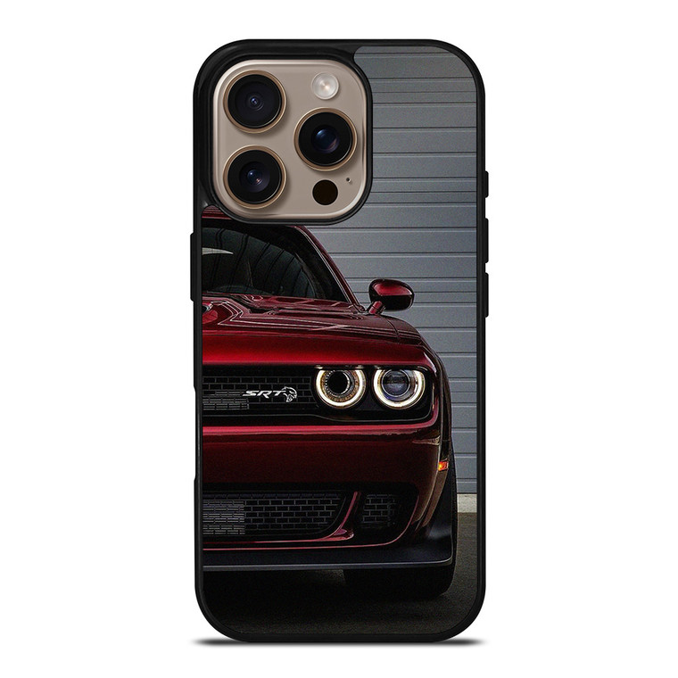 DODGE CAR SRT HELLCAT RED iPhone 16 Pro Case Cover