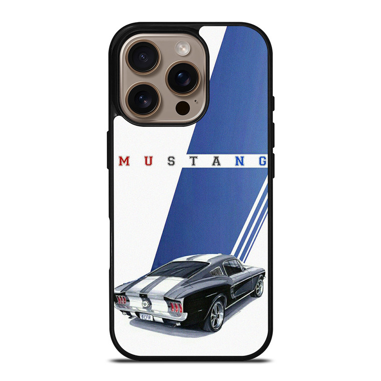 FORD MUSTANG CAR GT iPhone 16 Pro Case Cover