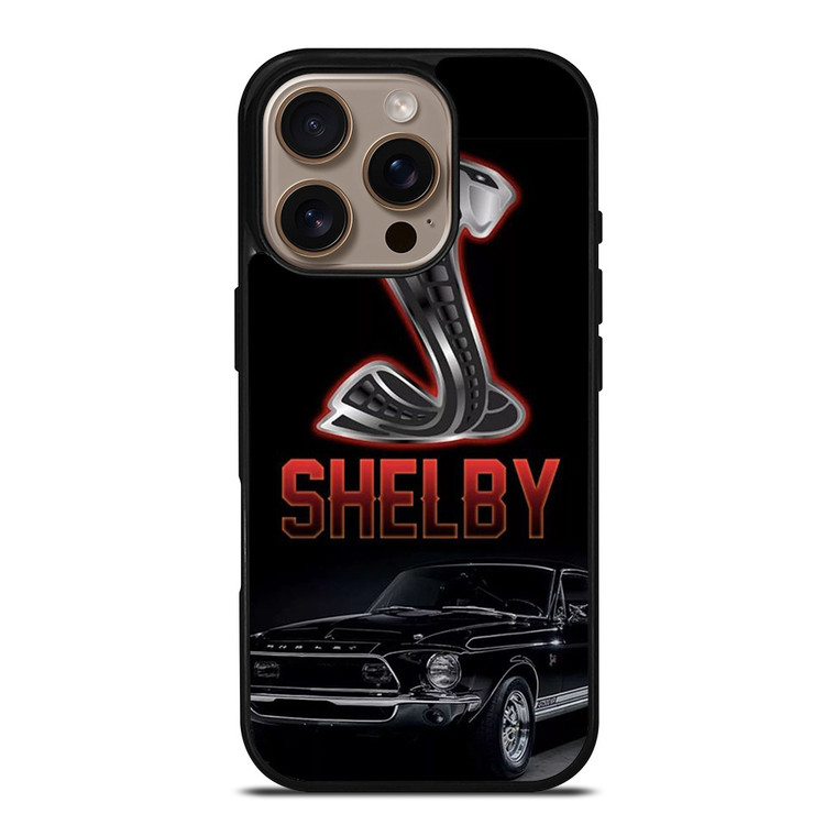 FORD MUSTANG SHELBY VINTAGE EMBLEM iPhone 16 Pro Case Cover