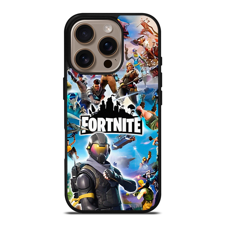 FORTNITE CHARACTERS LOGO iPhone 16 Pro Case Cover