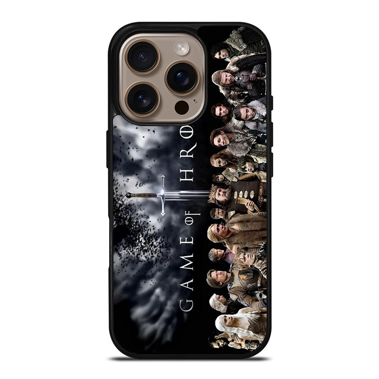 GAME OF THRONES SERIES ALL CHARACTERS iPhone 16 Pro Case Cover