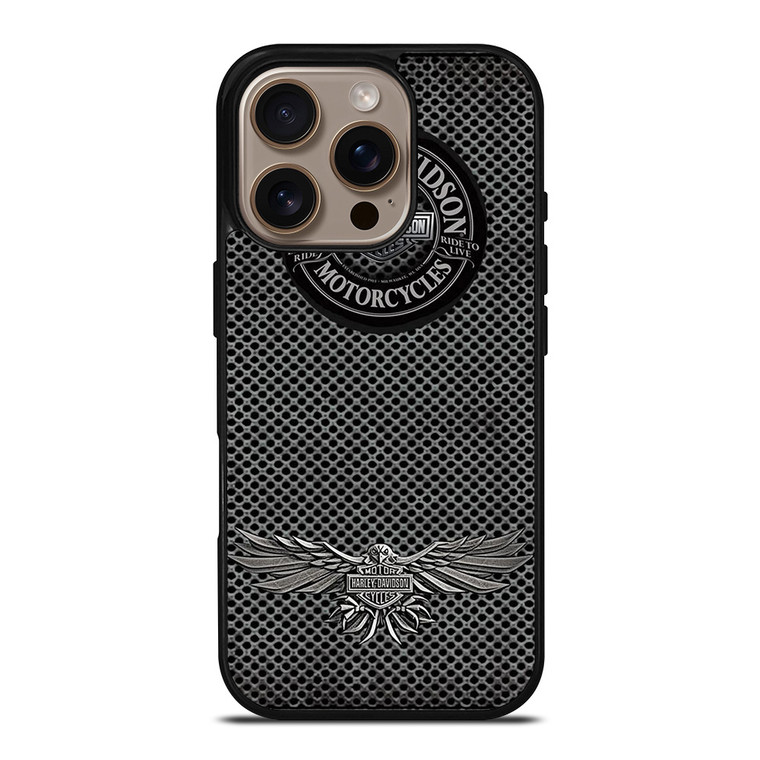 HARLEY DAVIDSON LOGO LIVE TO RIDE iPhone 16 Pro Case Cover