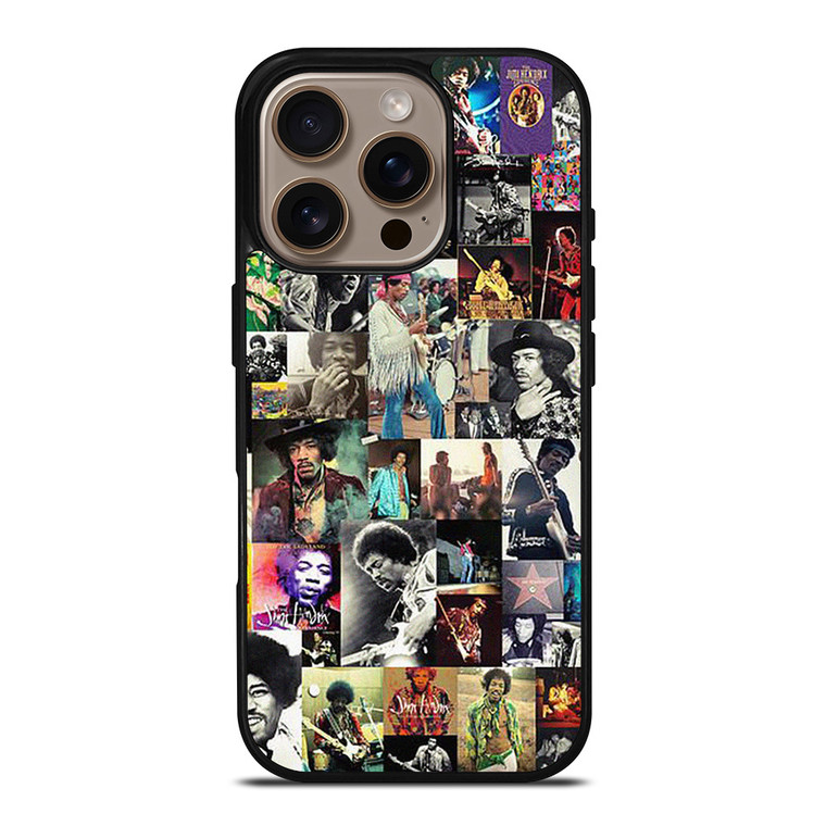 JIMI HENDRIX COLLAGE iPhone 16 Pro Case Cover