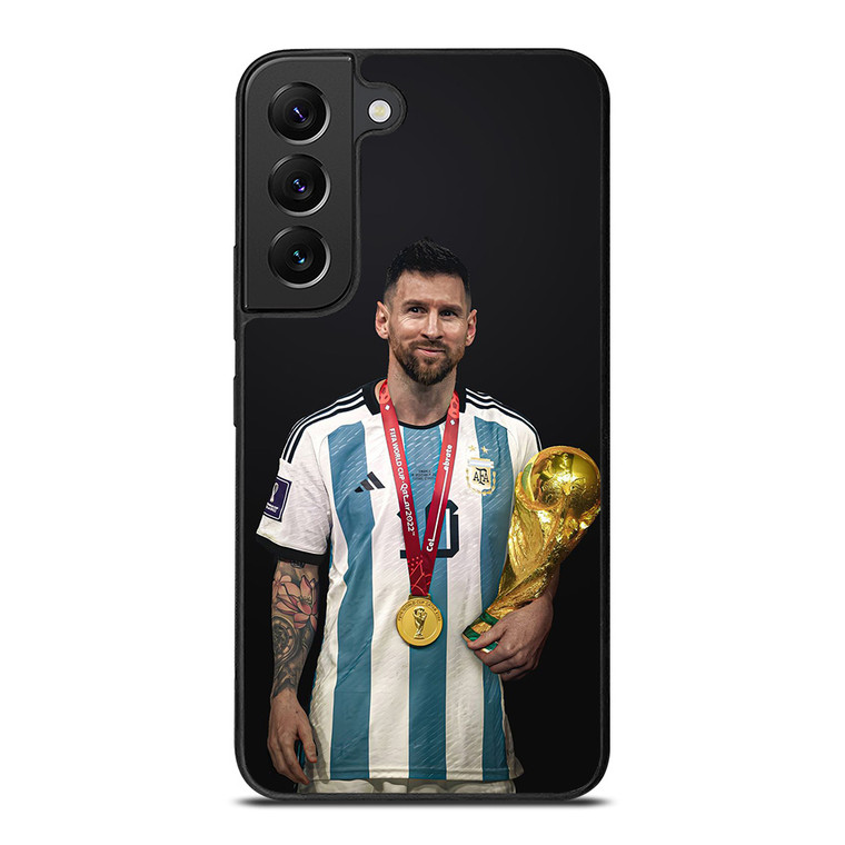 LIONEL MESSI WORLD CUP CHAMPIONS  Samsung Galaxy S22 Plus Case Cover LIONEL MESSI WORLD CUP CHAMPIONS  Samsung Galaxy S22 Plus Case Cover