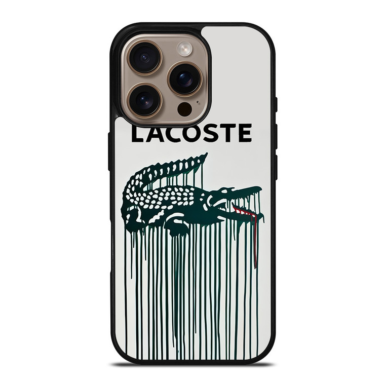 LACOSTE MELTED LOGO 2 iPhone 16 Pro Case Cover