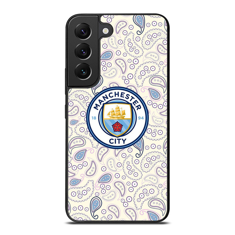 MANCHESTER CITY PUMA PATTERN  Samsung Galaxy S22 Plus Case Cover