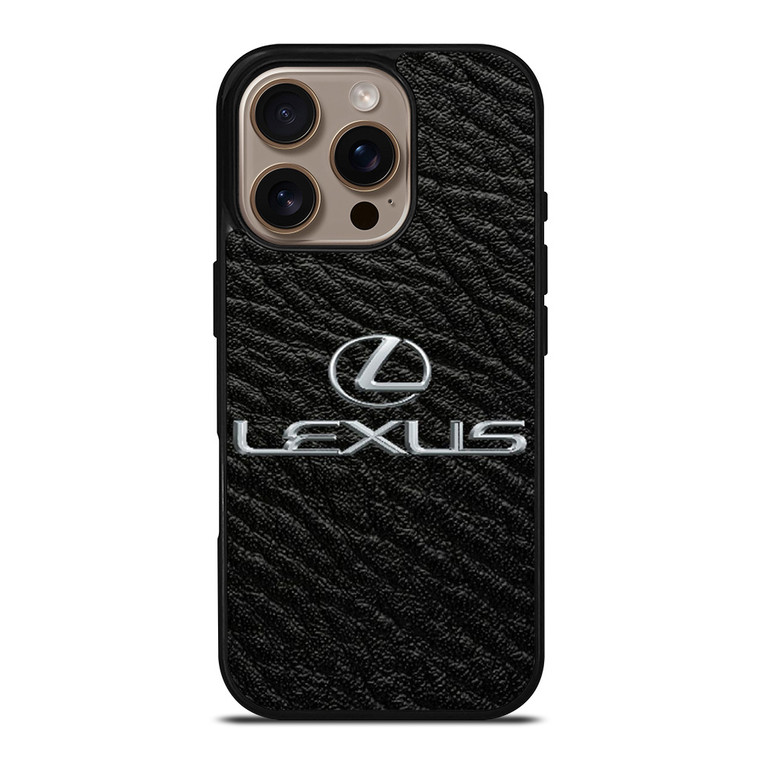 LEXUS LEATHER LOGO EMBLEM iPhone 16 Pro Case Cover