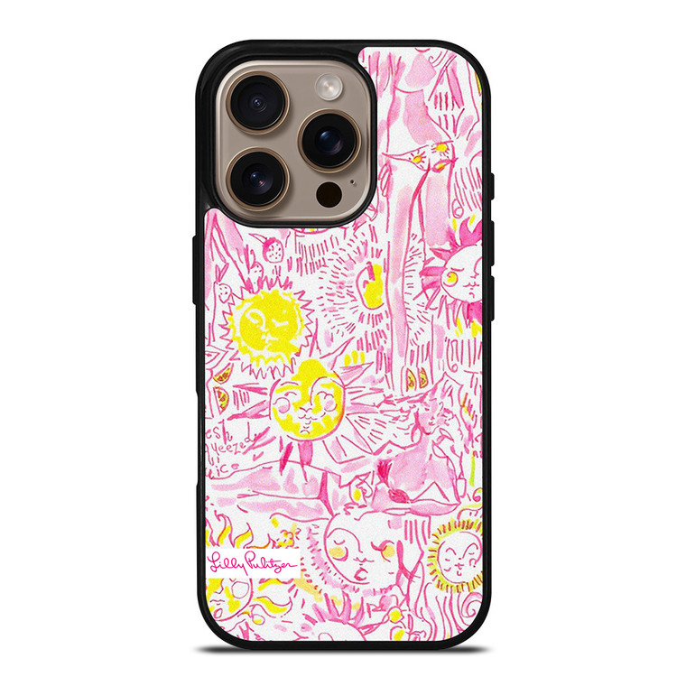 LILLY PULITZER BEACH WOMAN  iPhone 16 Pro Case Cover