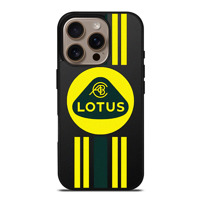 LOTUS CAR STRIPE LOGO iPhone 16 Pro Case Cover