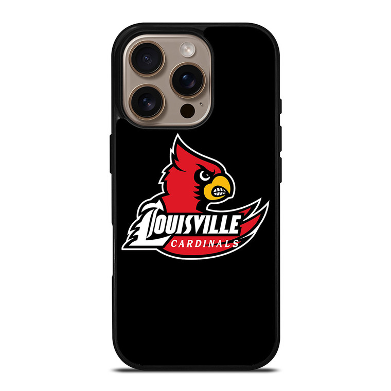 LOUISVILLE CARDINALS BASKETBALL LOGO iPhone 16 Pro Case Cover