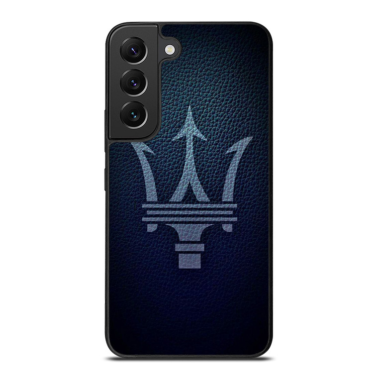 MASERATI LEATHER LOGO  Samsung Galaxy S22 Plus Case Cover MASERATI LEATHER LOGO  Samsung Galaxy S22 Plus Case Cover