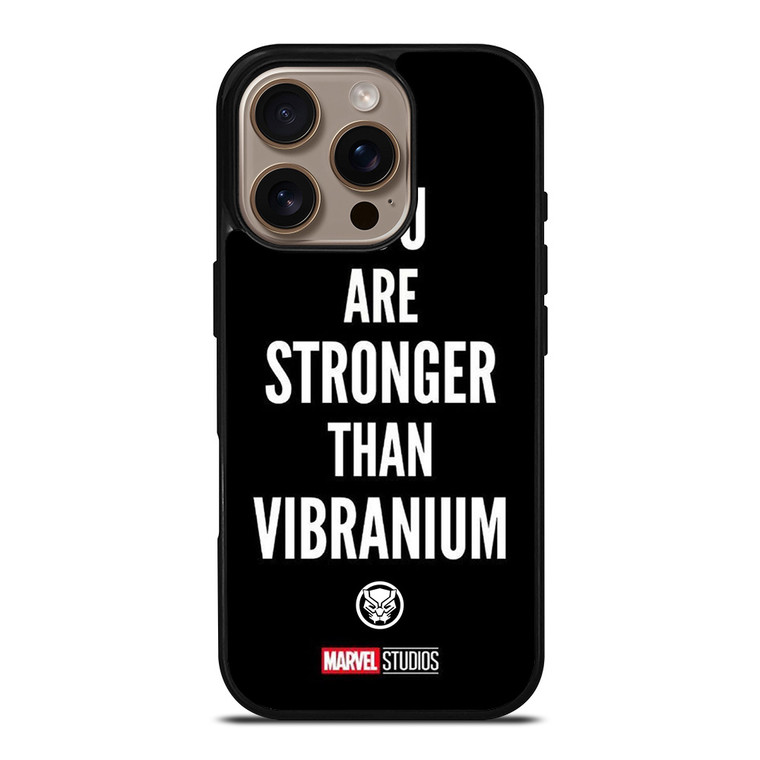 MARVEL BLACK PANTHER QUOTES iPhone 16 Pro Case Cover