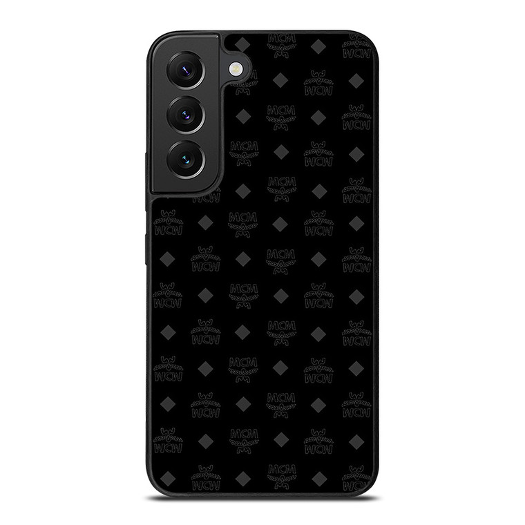 MCM WORLDWIDE TRIPPLE BLACK  Samsung Galaxy S22 Plus Case Cover
