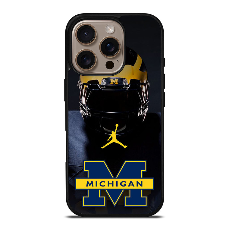 MICHIGAN WOLVERINES FOOTBALL AIR JORDAN iPhone 16 Pro Case Cover MICHIGAN WOLVERINES FOOTBALL AIR JORDAN iPhone 16 Pro Case Cover