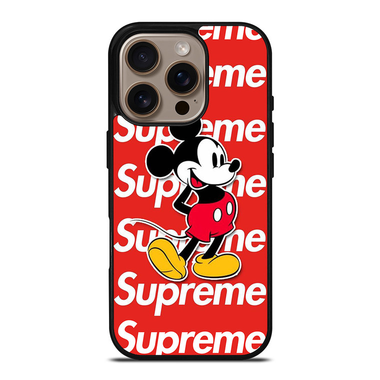 MICKEY MOUSE DISNEY SUPREME iPhone 16 Pro Case Cover MICKEY MOUSE DISNEY SUPREME iPhone 16 Pro Case Cover