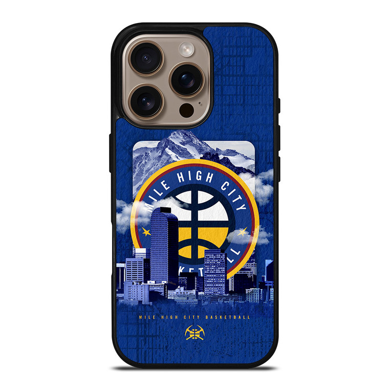 MILE HIGH CITY BASKETBALL LOGO iPhone 16 Pro Case Cover MILE HIGH CITY BASKETBALL LOGO iPhone 16 Pro Case Cover