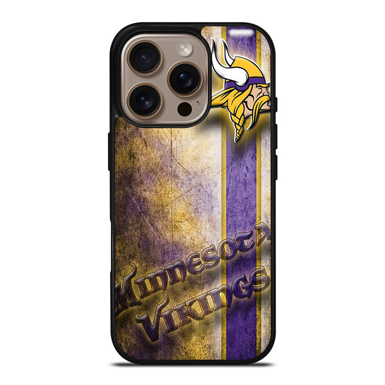 MINNESOTA VIKINGS GRUNGE LOGO iPhone 16 Pro Case Cover MINNESOTA VIKINGS GRUNGE LOGO iPhone 16 Pro Case Cover