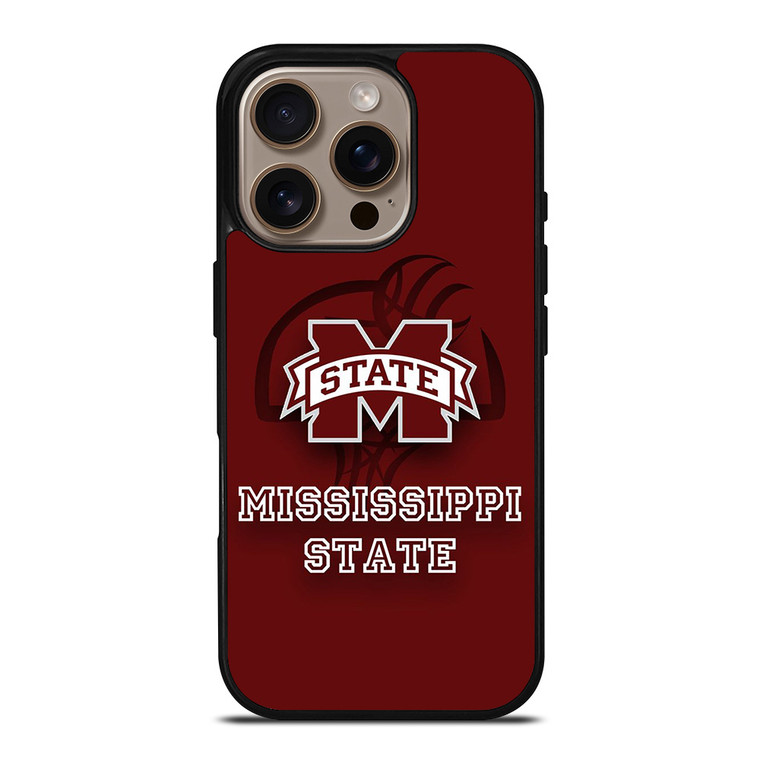 MISSISSPPI STATE BASKETBALL iPhone 16 Pro Case Cover