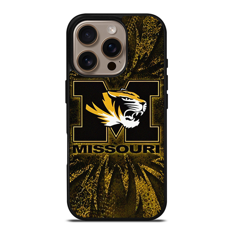 MISSOURI TIGERS FOOTBALL FOOTBALL SYMBOL iPhone 16 Pro Case Cover MISSOURI TIGERS FOOTBALL FOOTBALL SYMBOL iPhone 16 Pro Case Cover