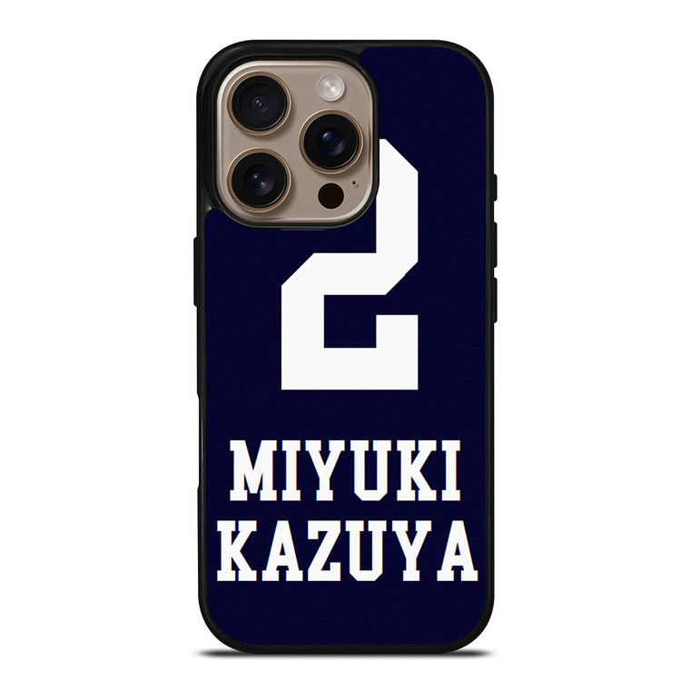 MIYUKI KAZUYA DIAMOND NO ACE BASEBALL iPhone 16 Pro Case Cover