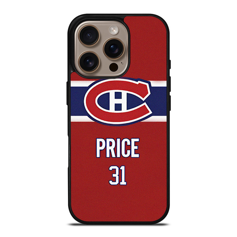 MONETREAL CANADIENS CAREY PRICE NHL KIT iPhone 16 Pro Case Cover MONETREAL CANADIENS CAREY PRICE NHL KIT iPhone 16 Pro Case Cover