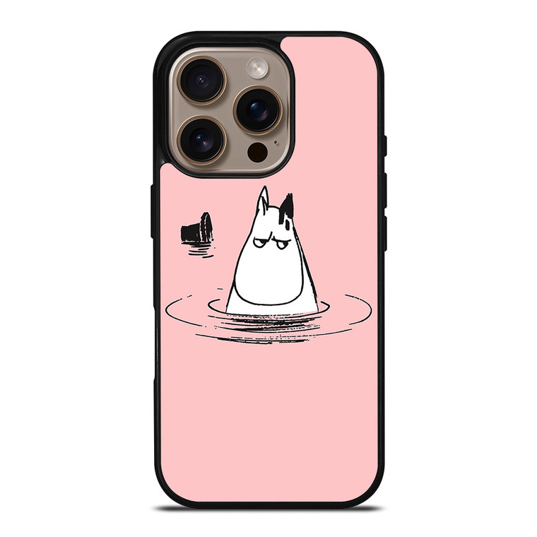 MOOMIN CARTOON PINK iPhone 16 Pro Case Cover