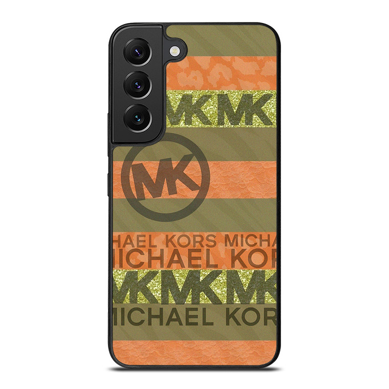 MICHAEL KORS PEACH STRIPE  Samsung Galaxy S22 Plus Case Cover MICHAEL KORS PEACH STRIPE  Samsung Galaxy S22 Plus Case Cover