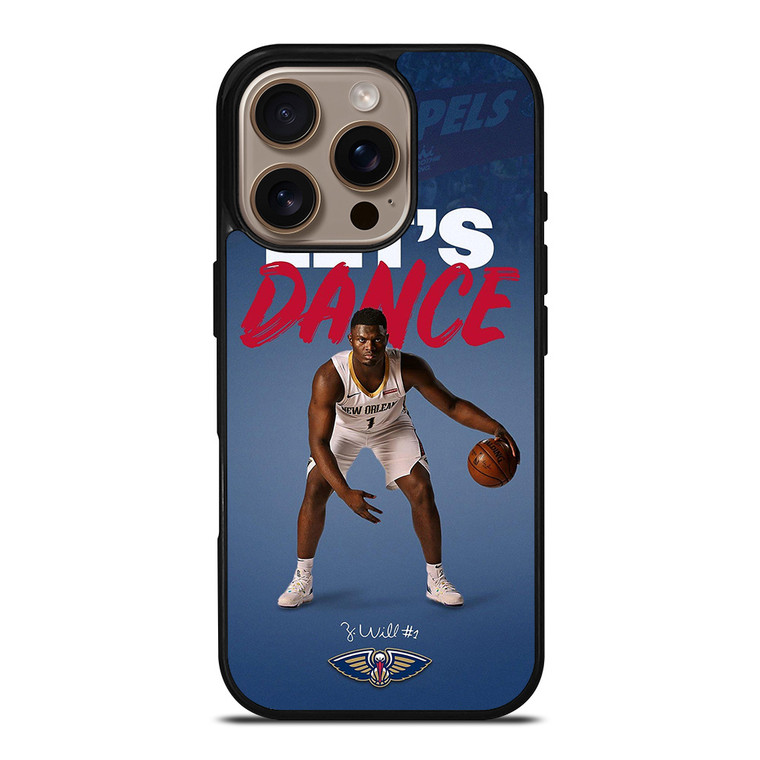 NEW ORLEANS PELICANS ZION WILLIAMSON NBA iPhone 16 Pro Case Cover